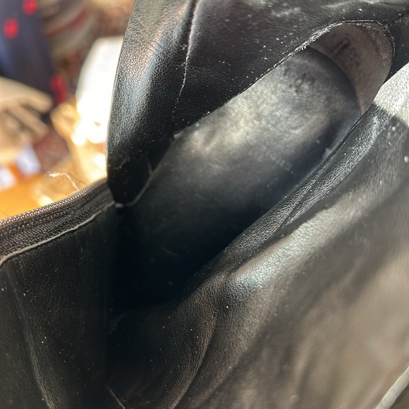 MARC FISHER Womens Silver Fabric Black Embroidered Grazie Booties 7.5 M - Picture 8 of 9